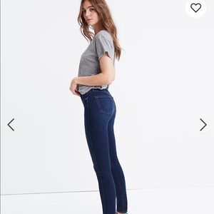 Madewell 10” high rise skinny